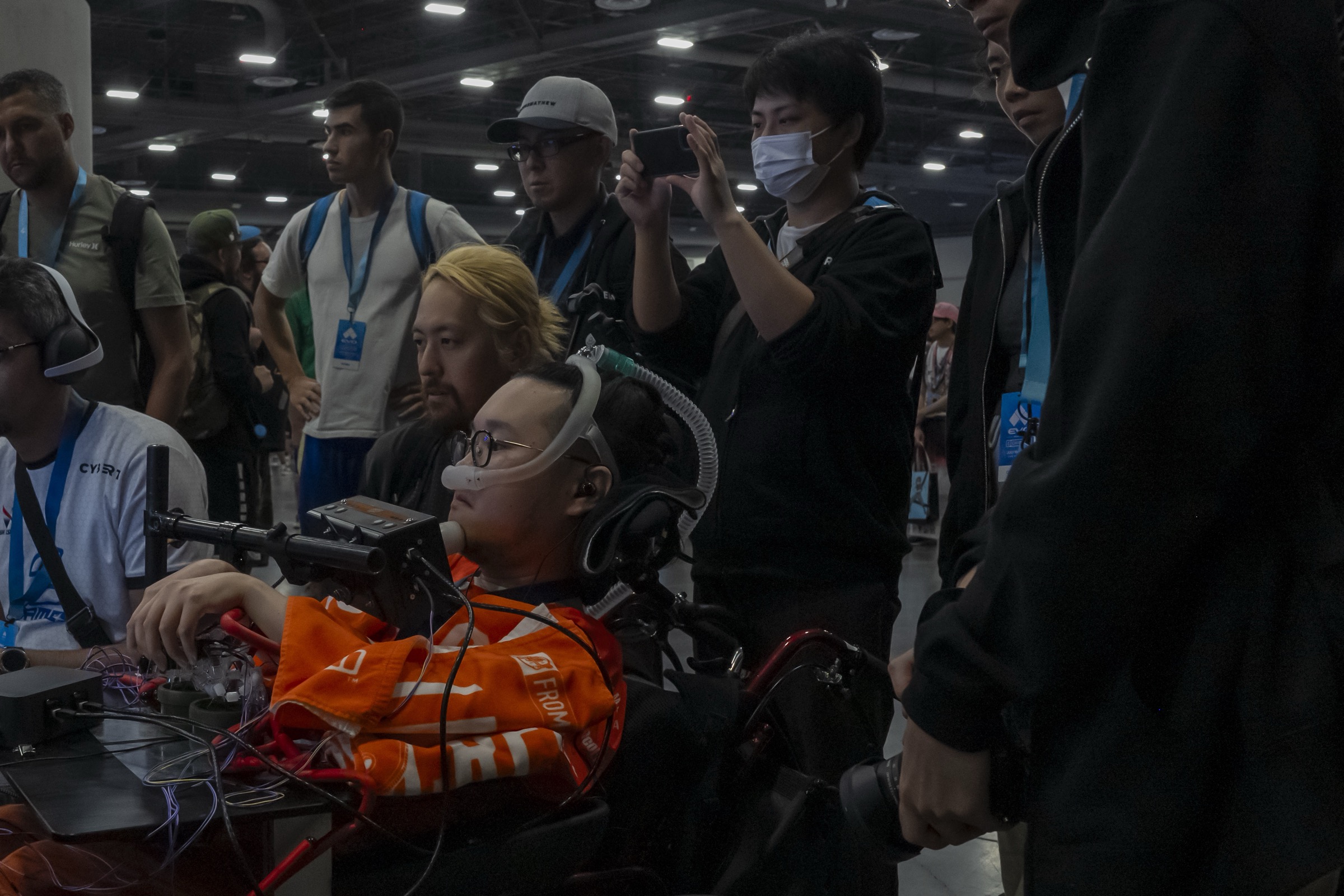 EVO会場で対戦するJeni
